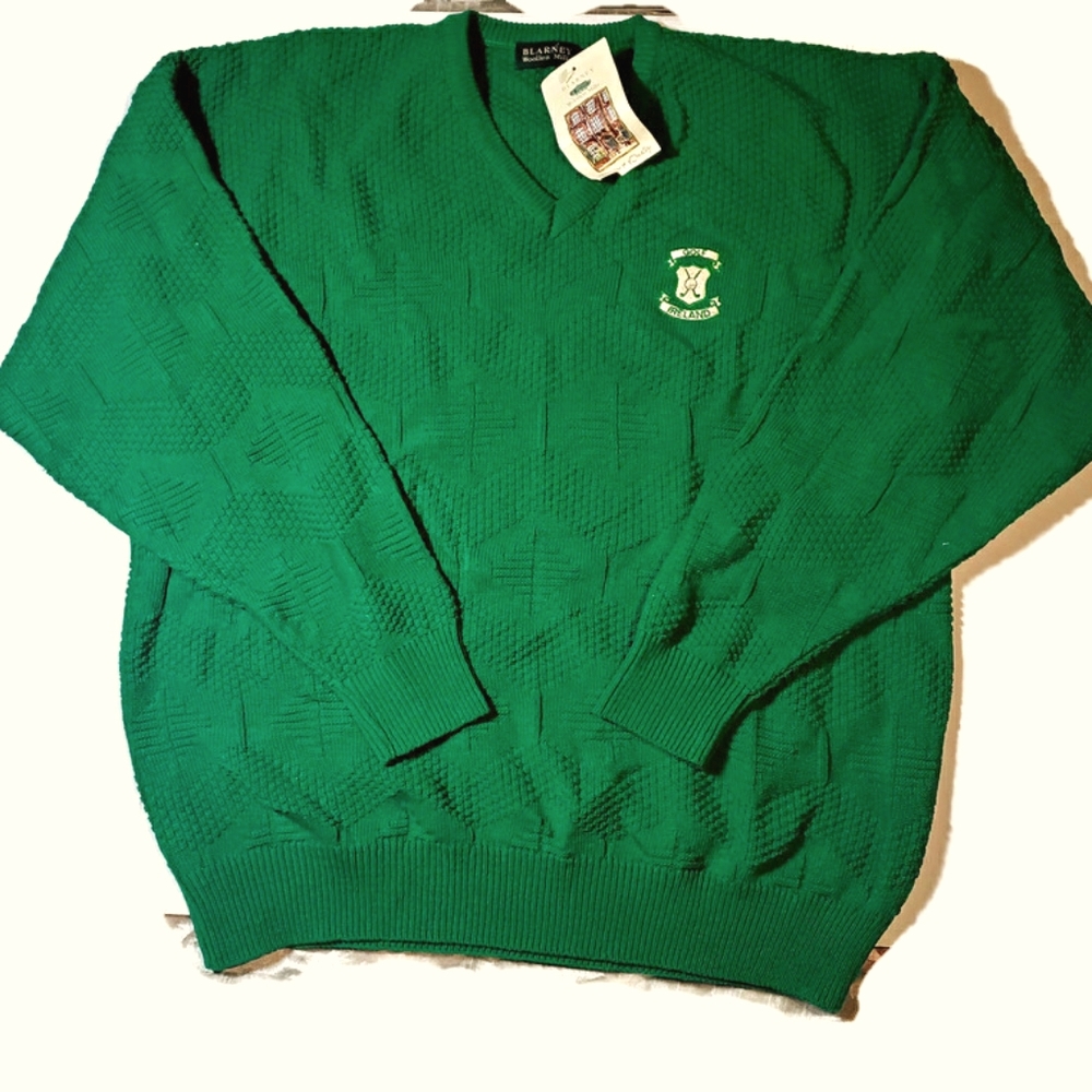 NWT Blarney Woollen Mills "Golf Ireland" sweater
